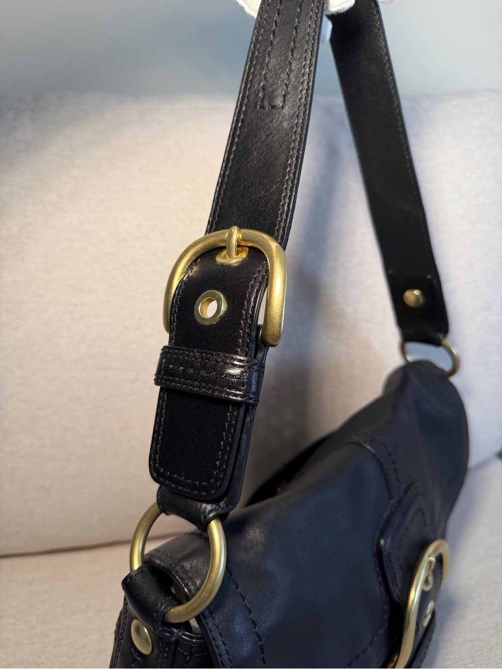 Coach Black Leather Soho - Picture 3 of 10